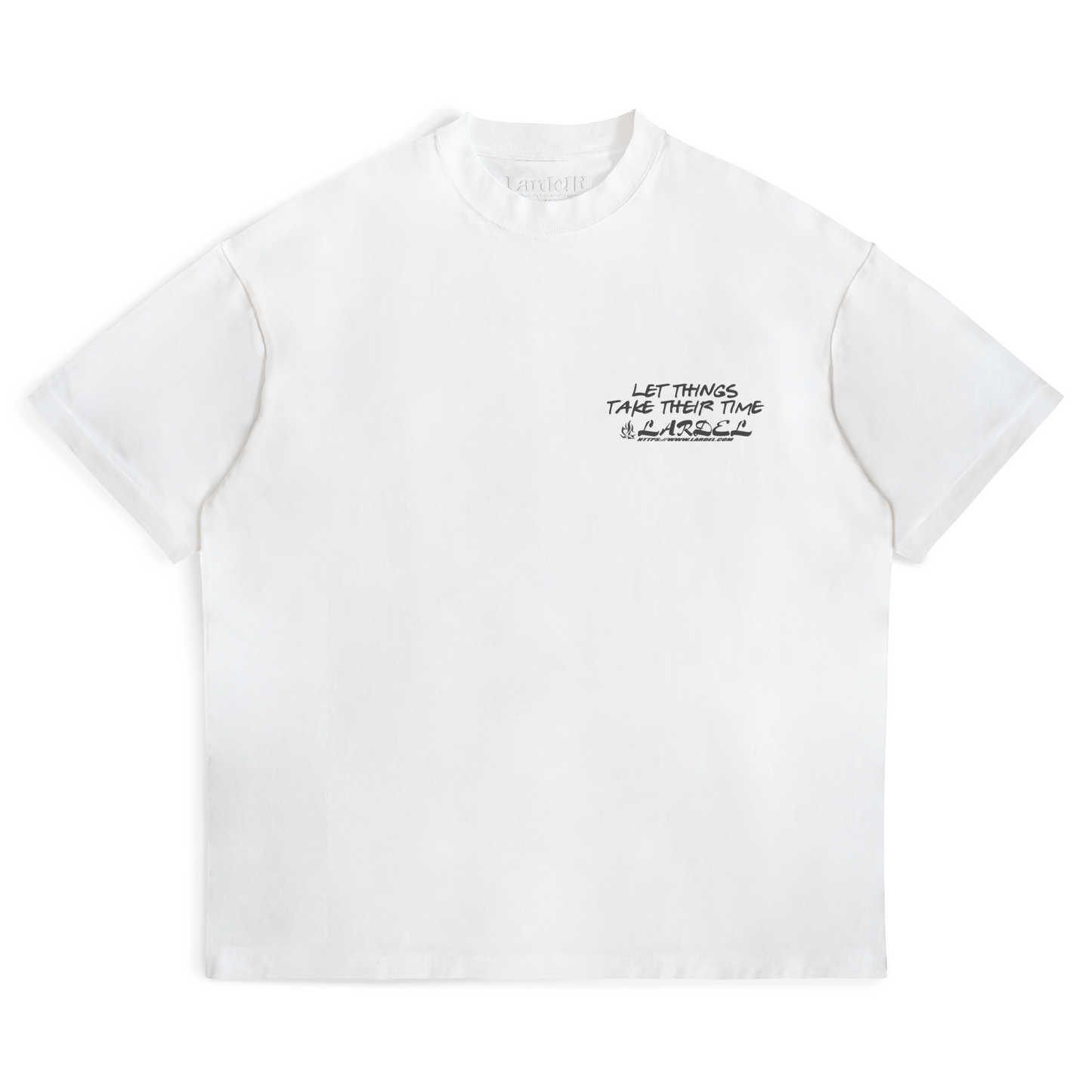 LARDEL- LET THINGS TAKE THEIR TIME OVERSIZED TEE