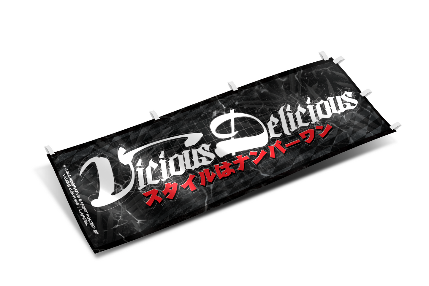 VICIOUS DELICIOUS - NEW LOGO NOBORI FLAG