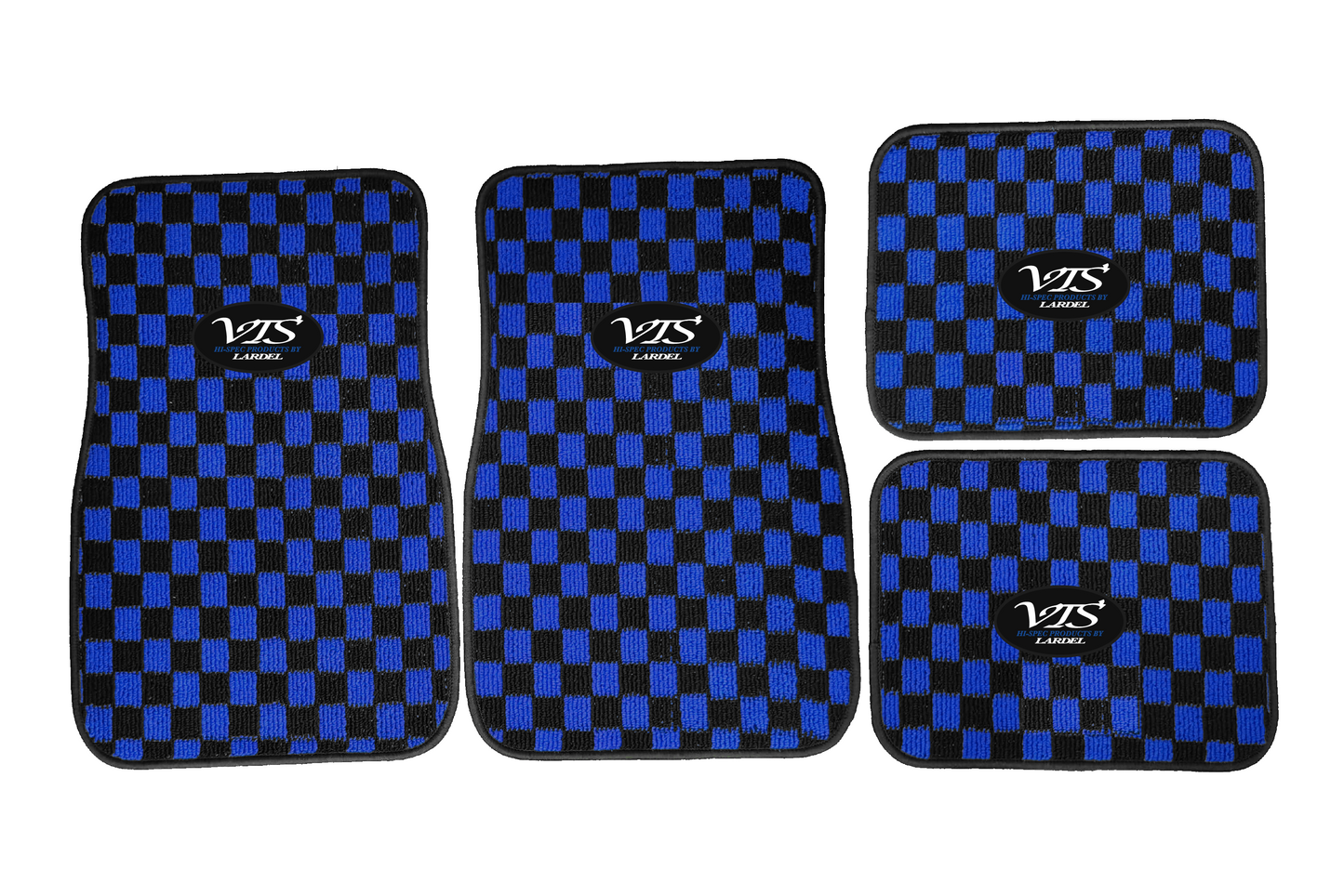 VTS - CHECKERED FLOOR MATS BLUE