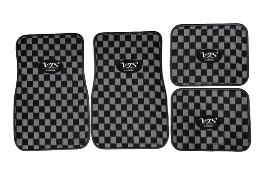 VTS - CHECKERED FLOOR MATS GREY