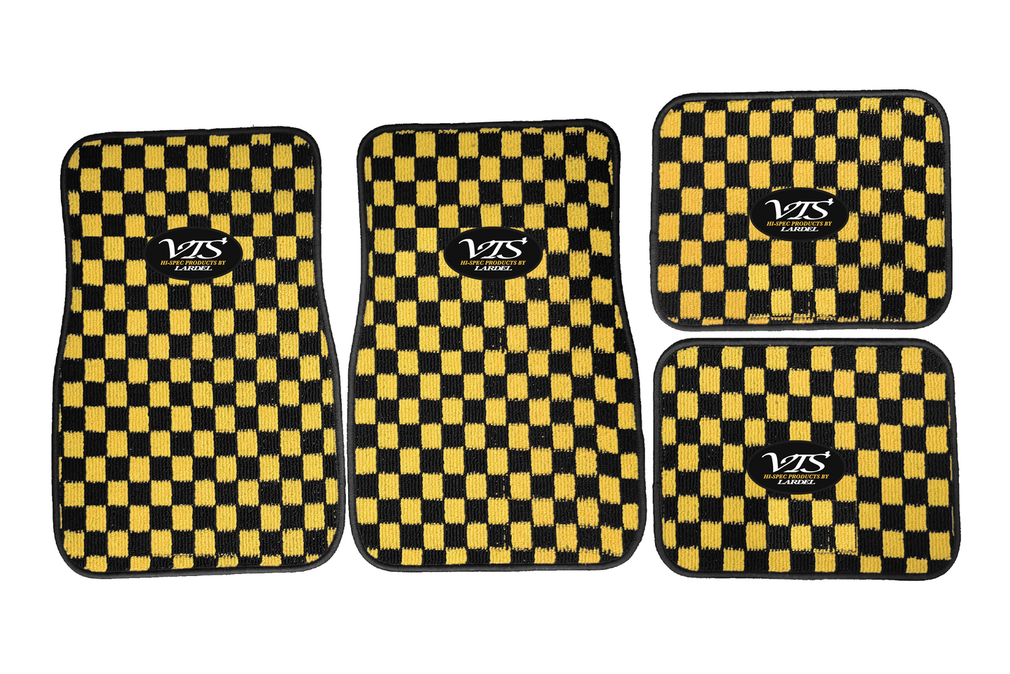 VTS - CHECKERED FLOOR MATS YELLOW