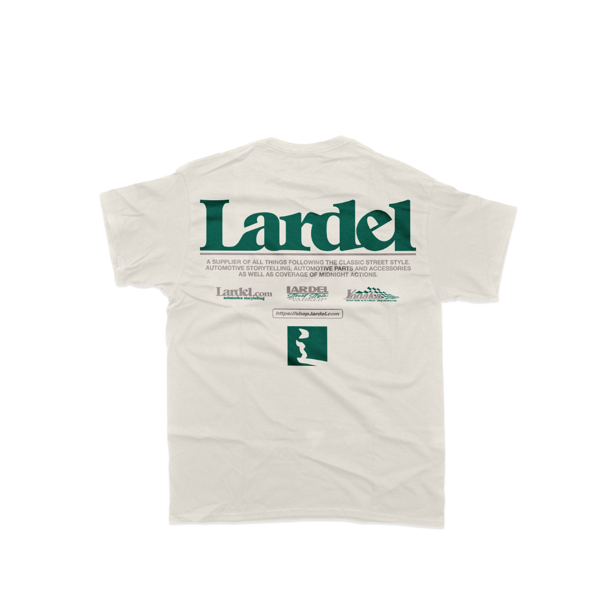 LARDEL- LOGOS 23' TEE OFF-WHITE