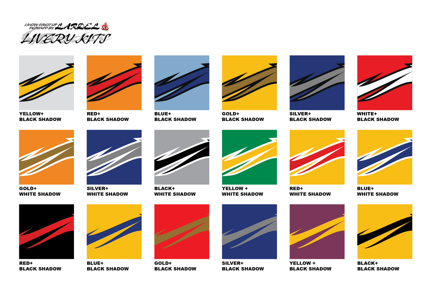 LARDEL - STRIPE LIVERY KIT