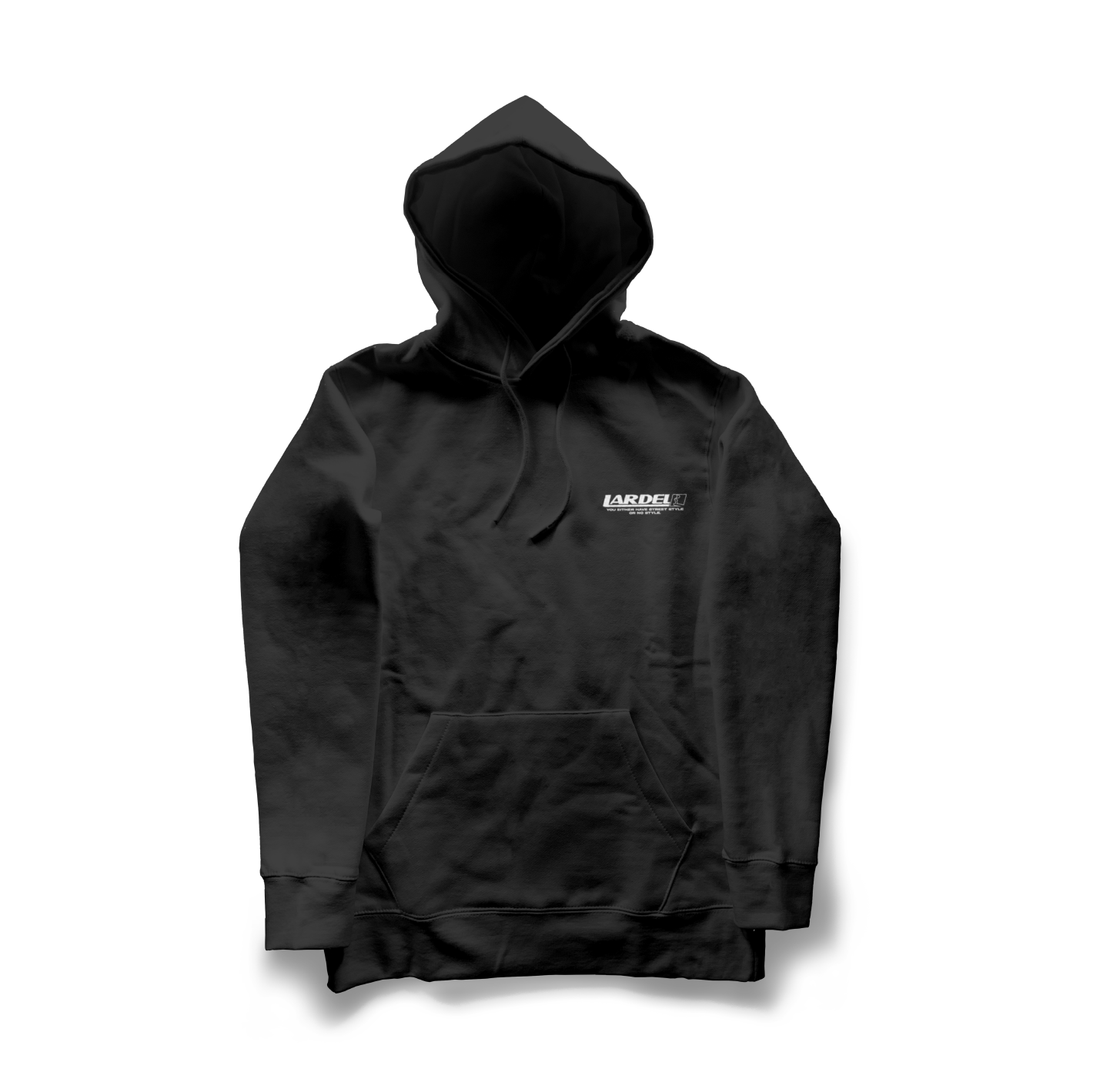 LARDEL- S13 LOGO HOODIE BLACK*