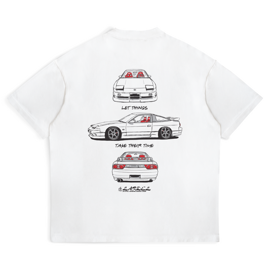 LARDEL- LET THINGS TAKE THEIR TIME OVERSIZED TEE