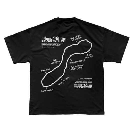 VICIOUS DELICIOUS - TRACK OVERSIZED TEE