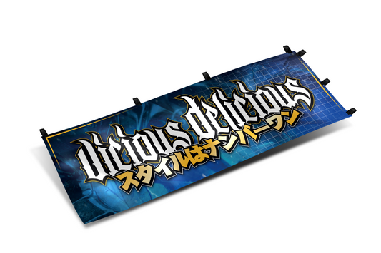 VICIOUS DELICIOUS - BLUE LOGO NOBORI FLAG