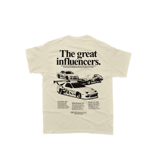 YONAKA - THE GREAT INFLUENCERS TEE CREAM-WHITE