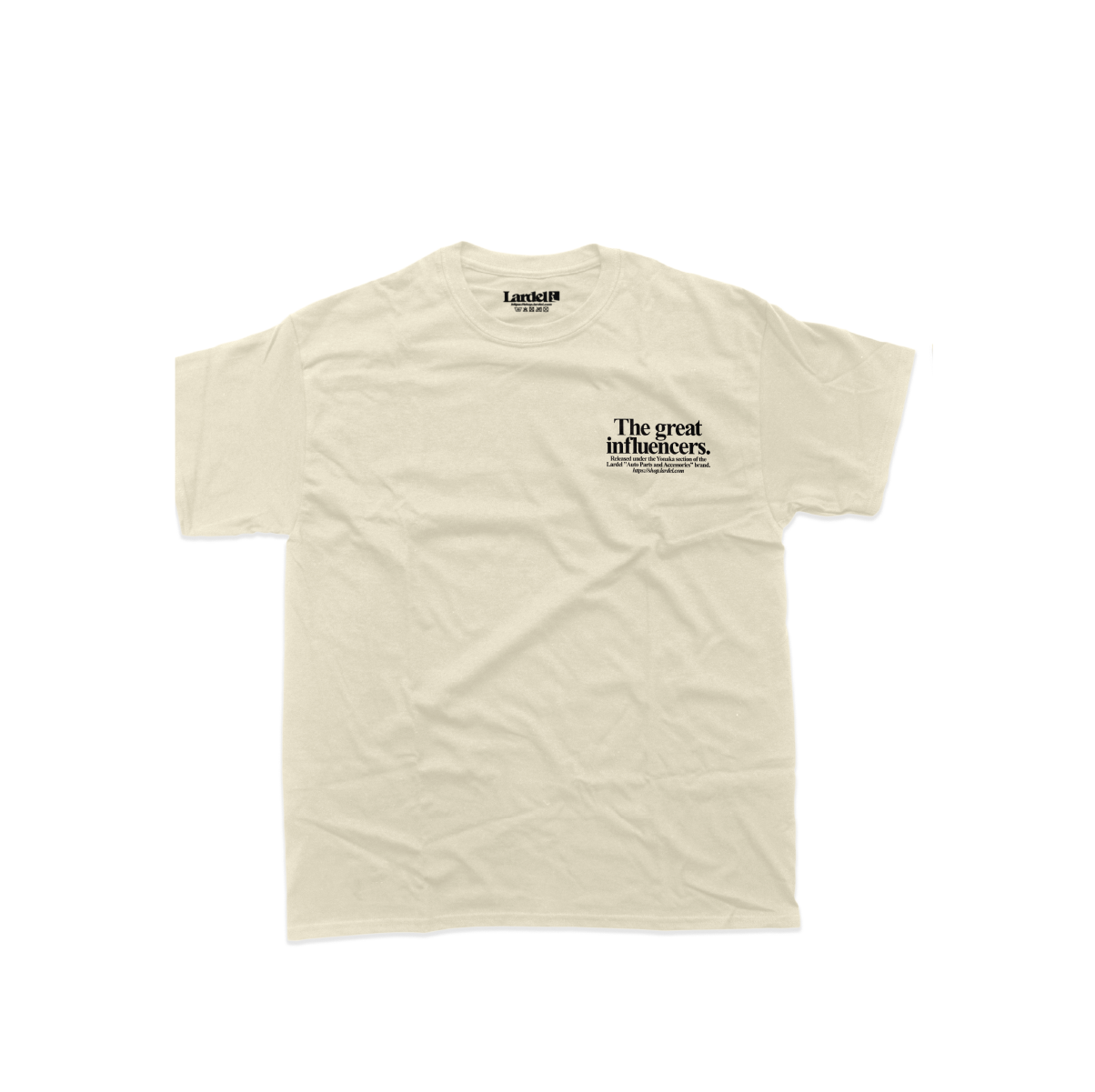 YONAKA - THE GREAT INFLUENCERS TEE CREAM-WHITE