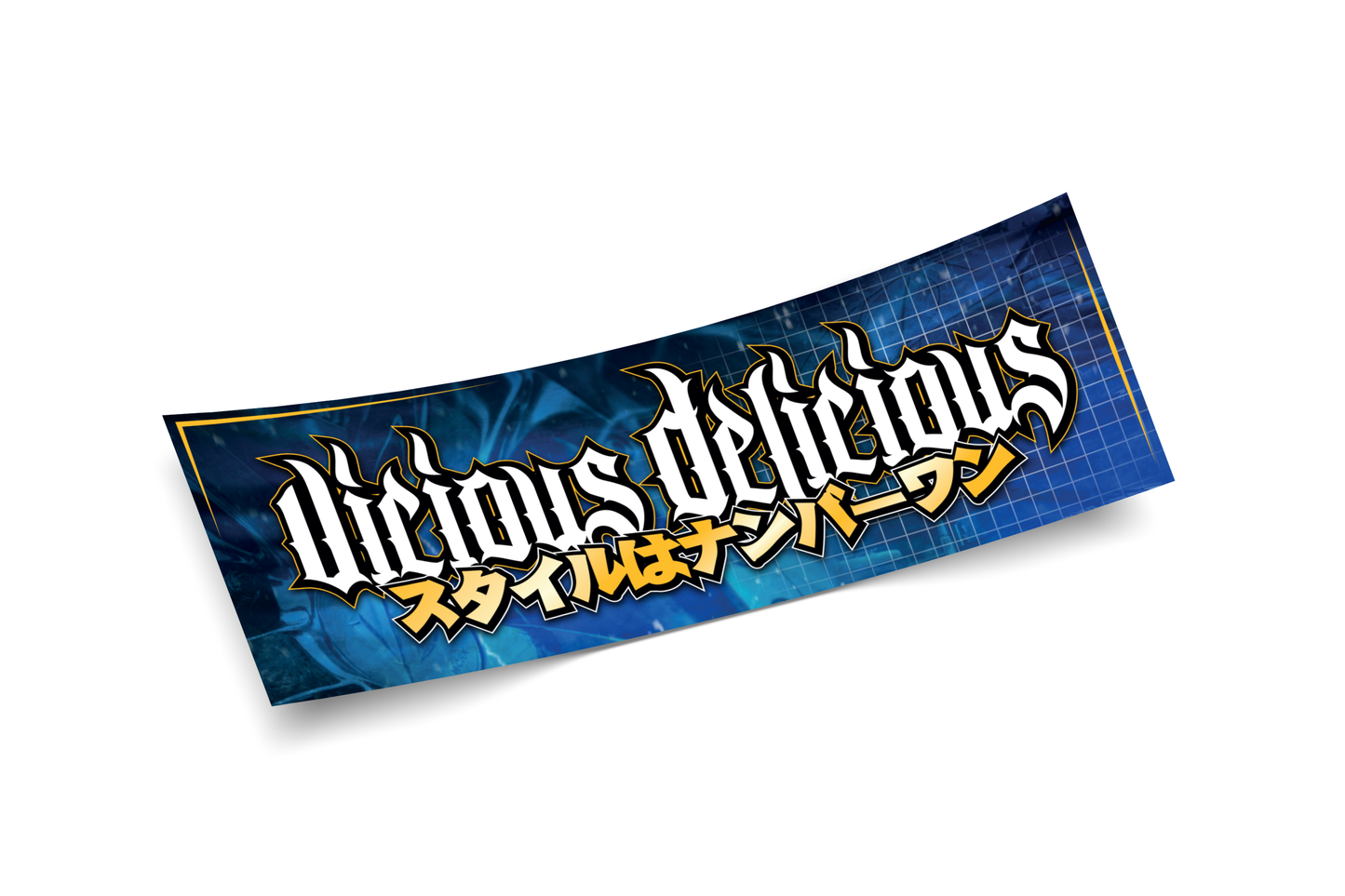 VICIOUS DELICIOUS - BLUE LOGO SLAP