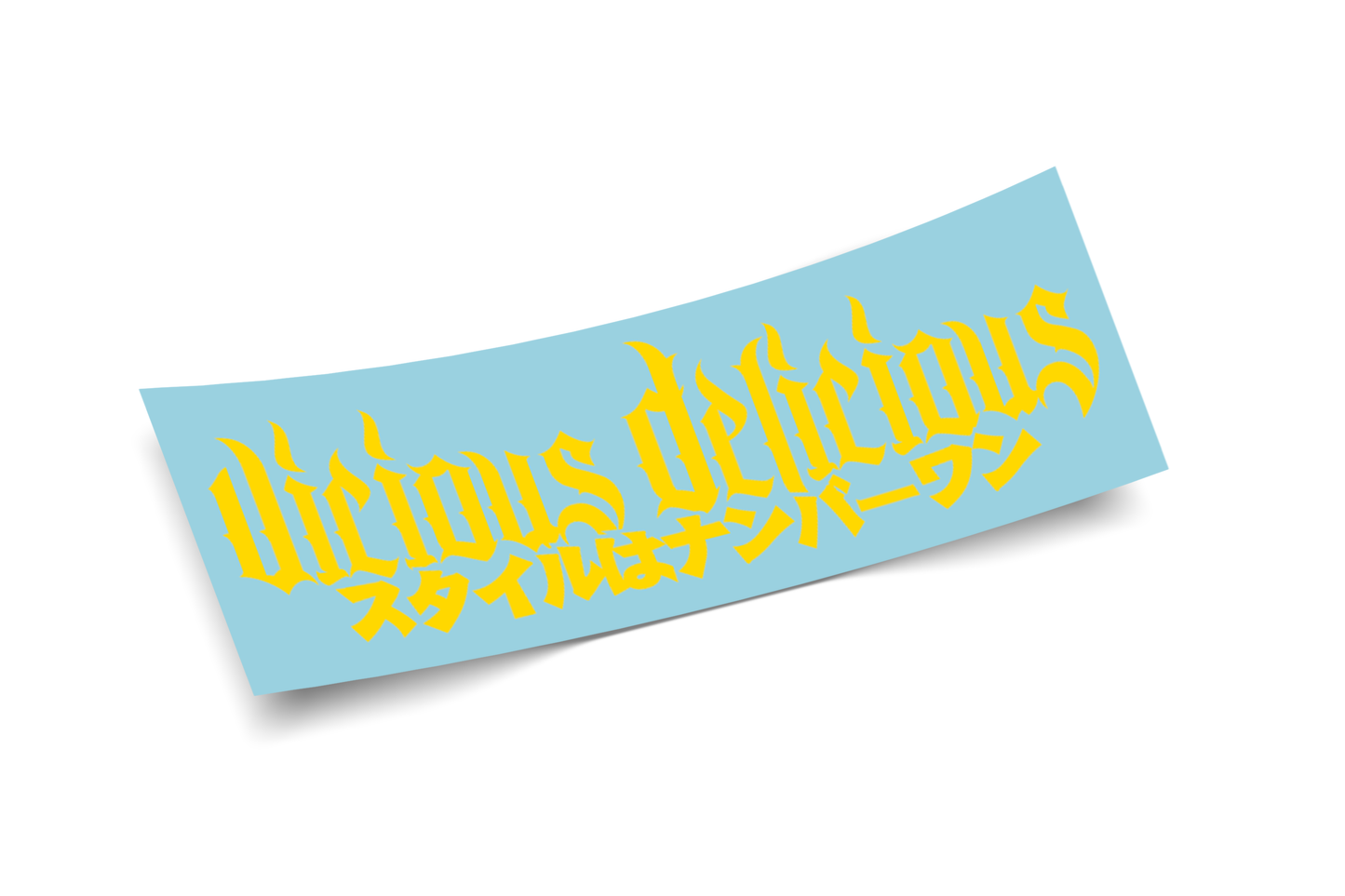 VICIOUS DELICIOUS - LOGO REFLECTIVE DECAL